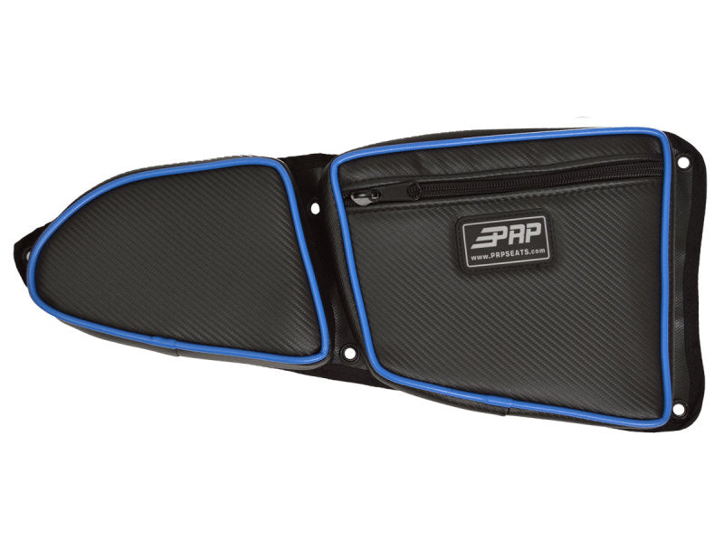 PRP Door Bag w/ Knee Pad | RZR Models - Front Passenger Side - BLUE