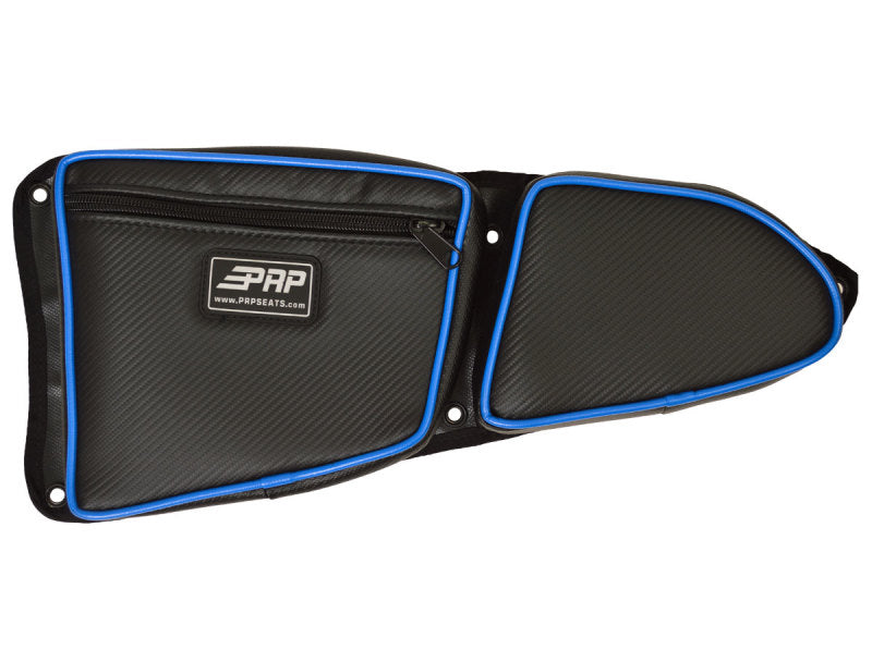 PRP RZR Door Bag w/ Knee Pad - Blue | Driver Side