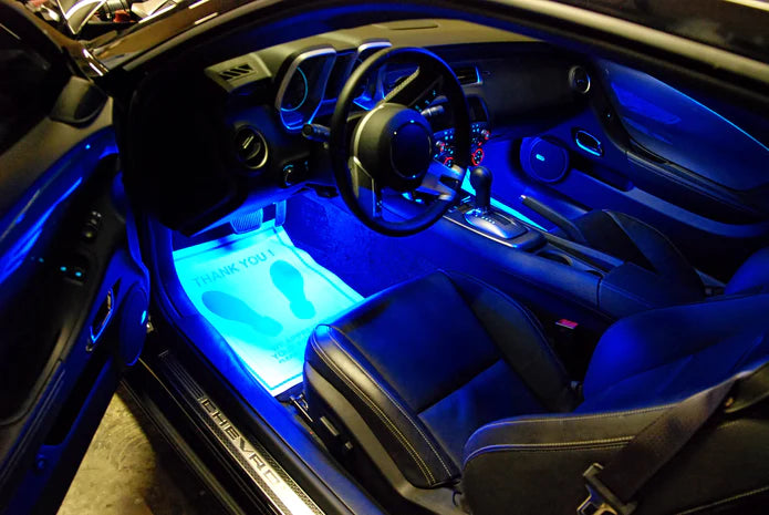 Oracle Ambient LED Lighting Flexible Strip Footwell Kit | ColorSHIFT - No controller