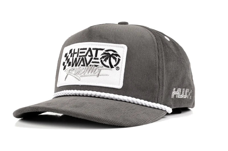 Heat Wave Checker Racing Hat GT Silver