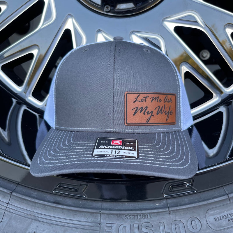 Let Me Ask My Wife Snapback | Gray/White