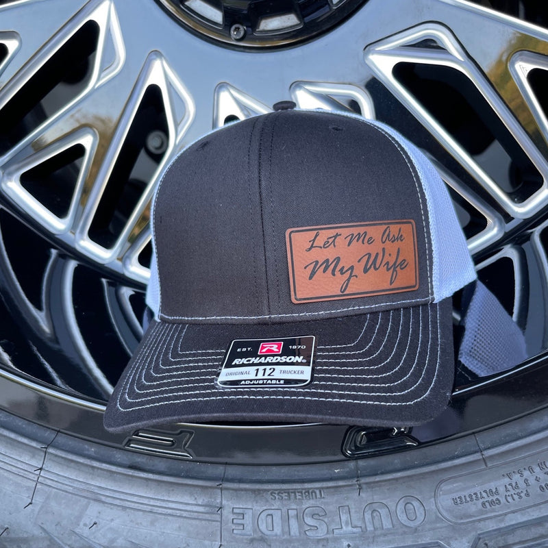 Let Me Ask My Wife Snapback | Black/White