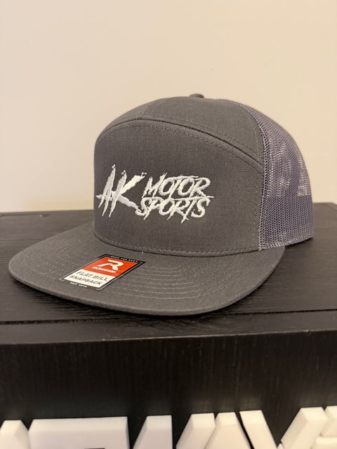Solid Grey 7 Panel Snapback – AK Motorsports