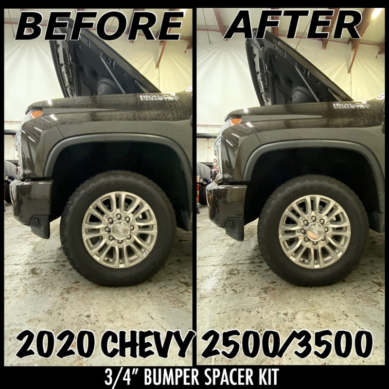 Wicked 3/4" Bumper Spacer | 2020+ Chevy 2500/3500HD