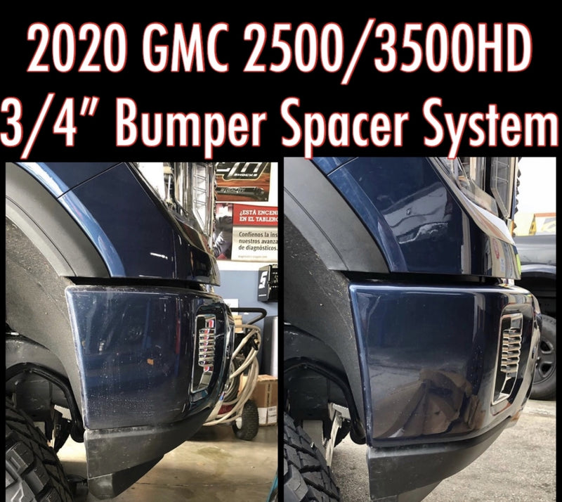 Wicked 3/4" Bumper Spacer | 2020+ GMC 2500/3500HD