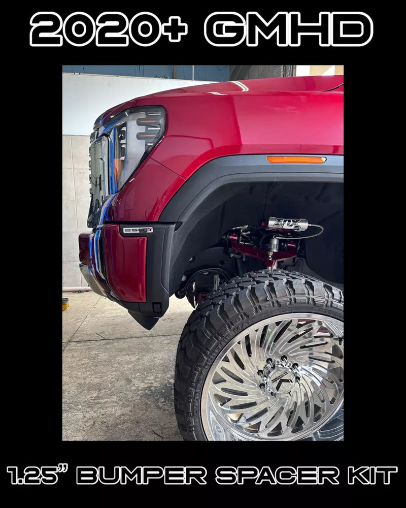 Wicked 1.25" Bumper Spacer | 2020+ Chevy 5200/3500HD