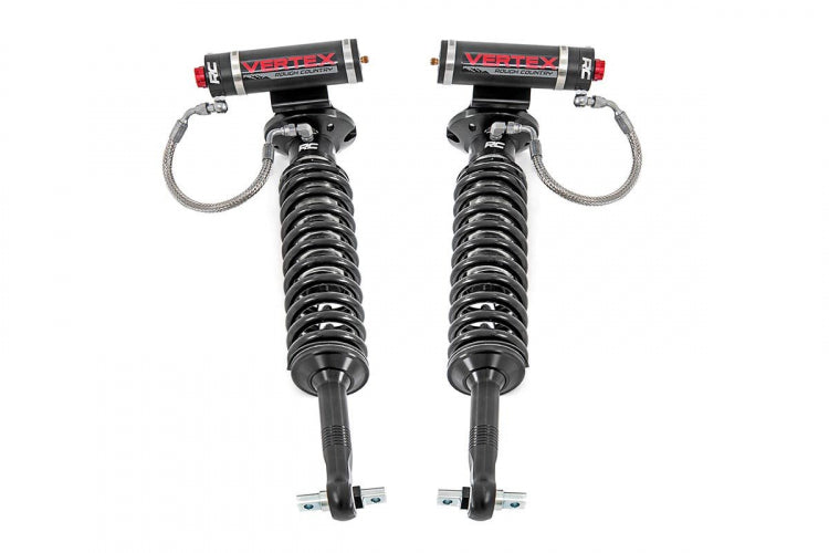 Rough Country Vertex 2.5 Adjustable Front Shocks (Coilovers) | 5.5-6.5" | 14-22 Ford F150