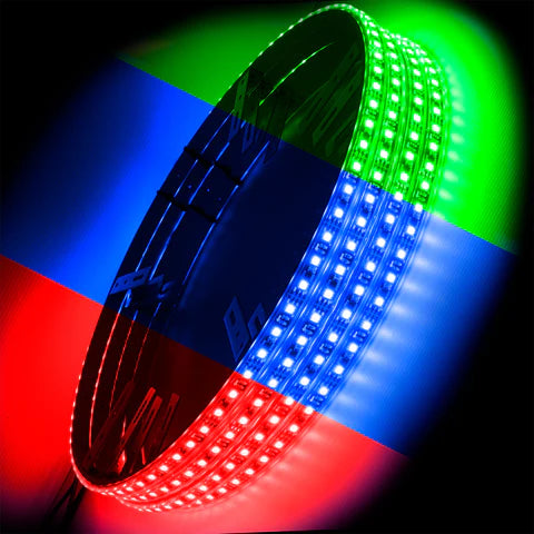 Oracle Lighting LED Illuminated Wheel Rings | Single Row | ColorSHIFT