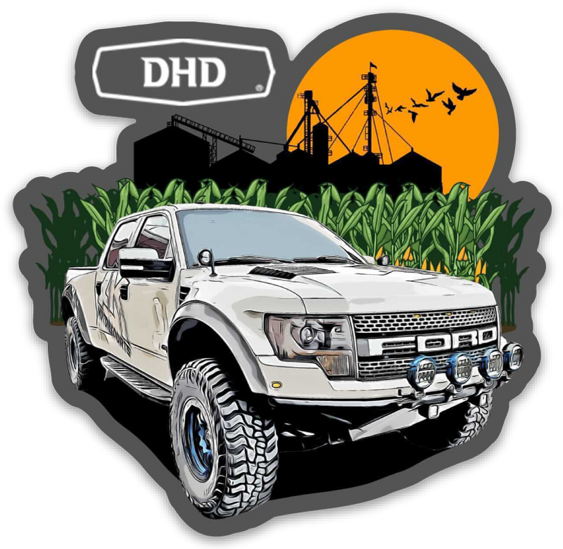 DHD “CornFed” AK Raptor Sticker