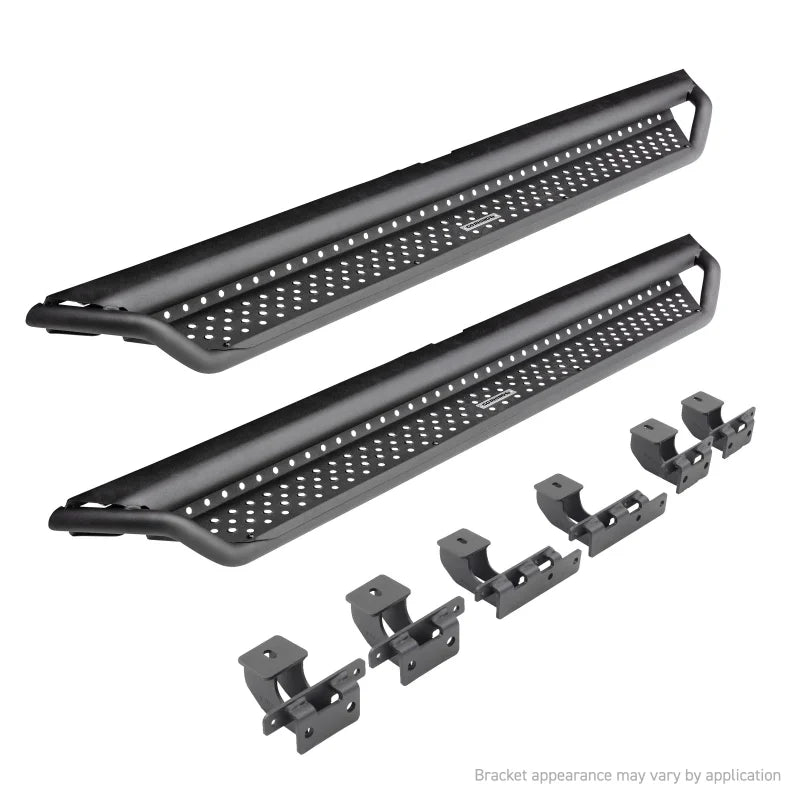Go Rhino Dominator Xtreme D1 Side Steps with Mounting Brackets | 21+ Ford Bronco