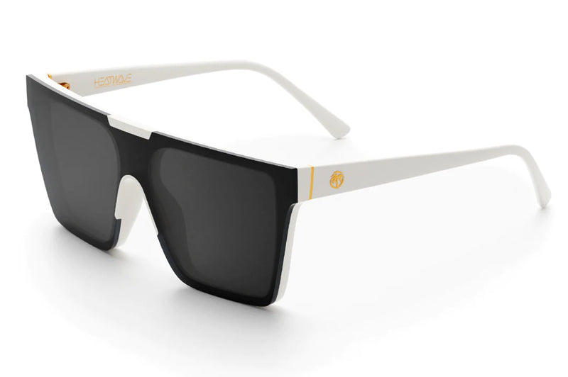 Heat Wave Clarity Sunglasses | White | Black Lens