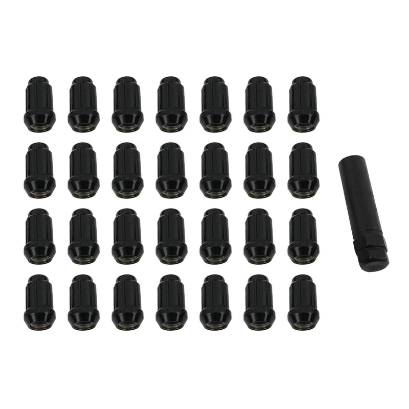 Gorilla Accessories 27-Pack 12x1.50 Bronco Lug Nuts | Black