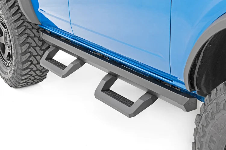 Rough Country SR2 Adjustable Aluminum Steps | Ford Bronco 21+