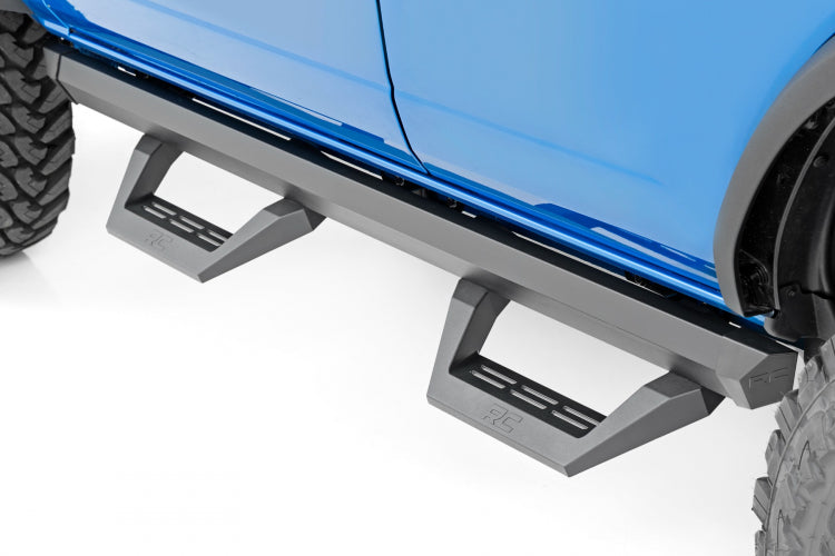 Rough Country SRX2 Adjustable Aluminum Side Steps | Ford Bronco 21+