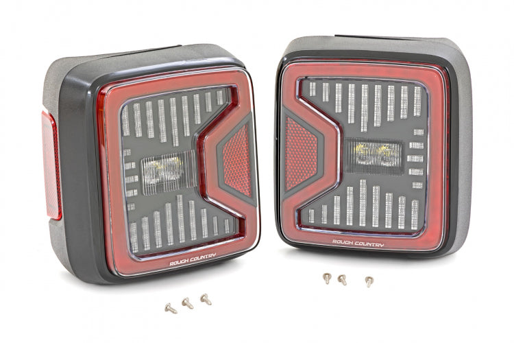 Rough Country LED Tail Light | 18-22 Jeep Wrangler JL