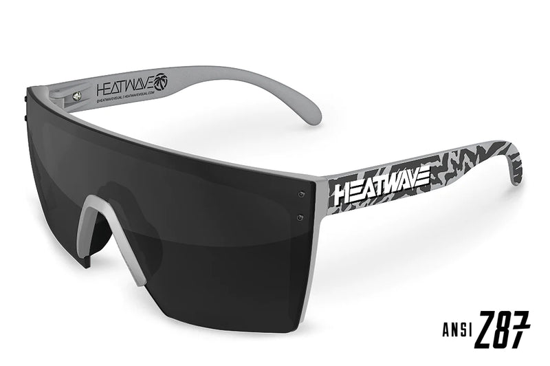 Heat Wave Lazer Face Z87+ Grey Frame & Nose Piece | Black Lens | Hydroshock Arms