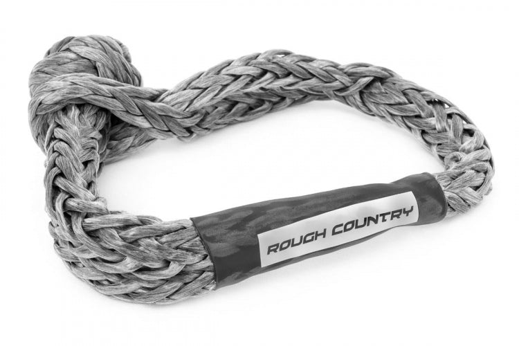 Rough Country Soft Shackle | 7/16 Inch | Gray